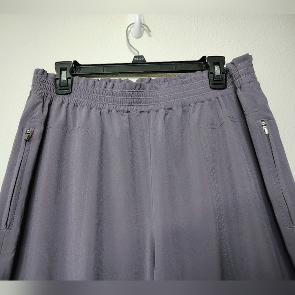 Athleta Dusk Violet Savannah Jogger Pants Sz 12 Elastic Waist 4 Pockets - Picture 12 of 13